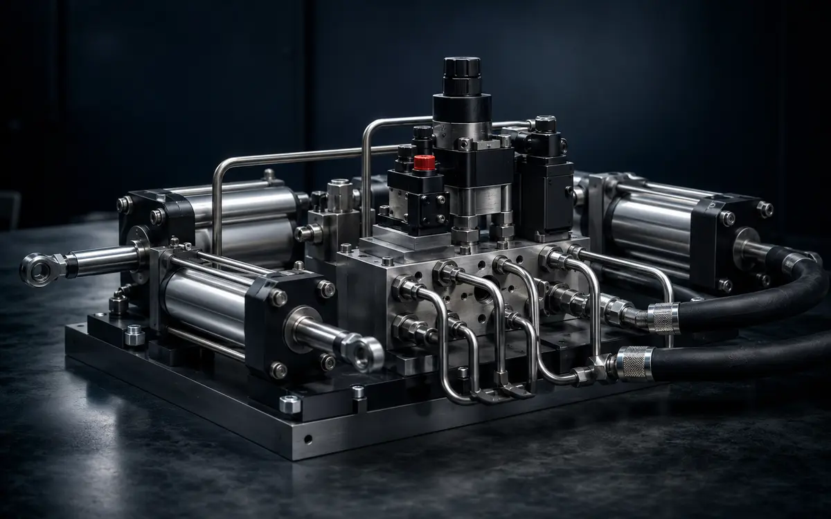 Hydraulic and pneumatic industrial components